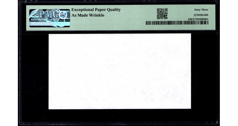 Kazakhstan / Banknote Factory (KAZ) 2008 PMG63 EPQ Zero Value Kazakhstan / Banknote Factory (KAZ) 2008 PMG63 EPQ Zero Value