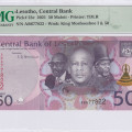 Lesotho 50 Maloti 2021 P23c PMG68 EPQ Lesotho 50 Maloti 2021 P23c PMG68 EPQ