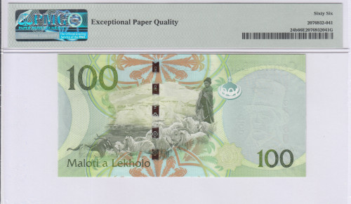 Lesotho 100 Maloti 2013 P24b PMG66 EPQ