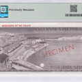 Malta 5 Pounds ND 1961 P27s PMG63 (Specimen)