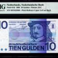 Netherlands 10 Gulden 1968 P91b PMG68 EPQ Netherlands 10 Gulden 1968 P91b PMG68 EPQ