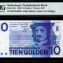 Netherlands 10 Gulden 1968 P91b PMG68 EPQ