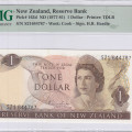 New Zealand 1 Dollar ND 1977-81 P163d PMG66 EPQ New Zealand 1 Dollar ND 1977-81 P163d PMG66 EPQ