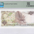 New Zealand 1 Dollar ND 1985-89 P169b PMG66 EPQ New Zealand 1 Dollar ND 1985-89 P169b PMG66 EPQ
