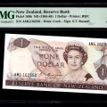 New Zealand 1 Dollar ND(1981-85) P169a PMG67 EPQ New Zealand 1 Dollar ND(1981-85) P169a PMG67 EPQ