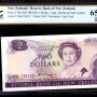 New Zealand 2 Dollars ND 1981-85 P170a PCGS65 PPQ
