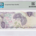 New Zealand 2 Dollars ND(1985-89) P170b PMG66 EPQ New Zealand 2 Dollars ND(1985-89) P170b PMG66 EPQ