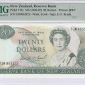 New Zealand 20 Dollars ND(1989-92) P173c PMG65 EPQ New Zealand 20 Dollars ND(1989-92) P173c PMG65 EPQ