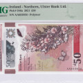 Northern Ireland, Ulster Bank 50 Pounds 2021 P346a PMG67 EPQ Northern Ireland, Ulster Bank 50 Pounds 2021 P346a PMG67 EPQ