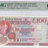 Northern Ireland, Bank of Ireland 100 Pounds 1.3.2005 P82a PMG66 EPQ
