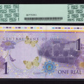 Oman 1 Rial 2015/AH1437 P48b PCGS66 PPQ Oman 1 Rial 2015/AH1437 P48b PCGS66 PPQ