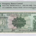 Paraguay 1 Guarani 1925 (ND1963) P193a PMG66 EPQ Paraguay 1 Guarani 1925 (ND1963) P193a PMG66 EPQ