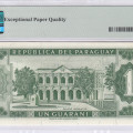 Paraguay 1 Guarani 1925 (ND1963) P193a PMG66 EPQ Paraguay 1 Guarani 1925 (ND1963) P193a PMG66 EPQ