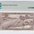Paraguay 50 Guaranies 1952(ND 1963) P197b PMG67 EPQ Paraguay 50 Guaranies 1952(ND 1963) P197b PMG67 EPQ