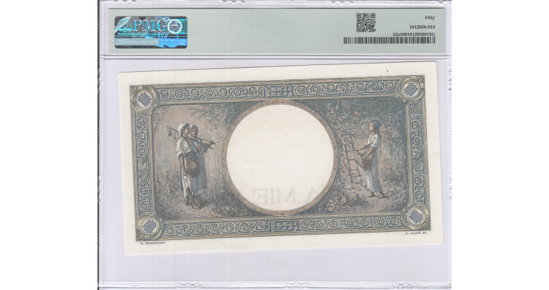 Romania 1000 Lei 10.9.1941 P52a PMG50 Romania 1000 Lei 10.9.1941 P52a PMG50