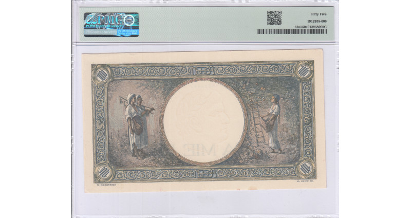 Romania 1000 Lei 10.9.1941 P52a PMG55 Romania 1000 Lei 10.9.1941 P52a PMG55