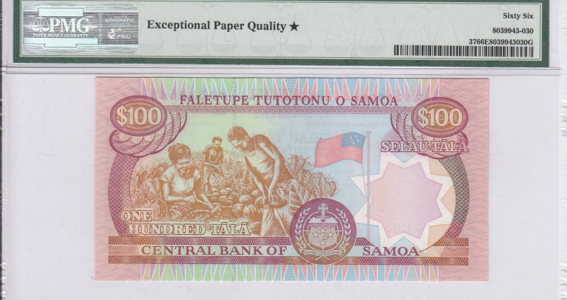 Samoa 100 Tala 2006 P37 PMG66* EPQ Samoa 100 Tala 2006 P37 PMG66* EPQ