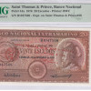 Saint Thomas & Prince 20 Escudos 20.11.1958 P44a PMG66 EPQ