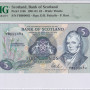 Scotland, Bank of Scotland 5 Pounds 1991-94 P116b PMG66 EPQ