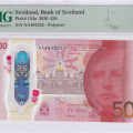 Scotland, Bank of Scotland 50 Pounds 1.6.2020 P134a PMG67 EPQ Scotland, Bank of Scotland 50 Pounds 1.6.2020 P134a PMG67 EPQ