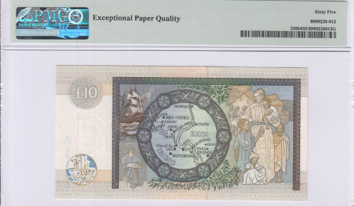 Scotland, Clydesdale Bank 10 Pounds 12.10.1999 P226b PMG65 EPQ