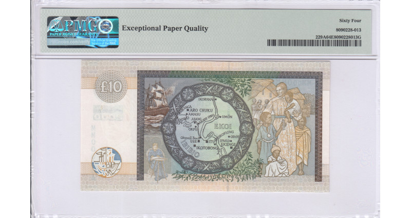 Scotland, Clydesdale Bank 10 Pounds 2000 P229A PMG64 EPQ Scotland, Clydesdale Bank 10 Pounds 2000 P229A PMG64 EPQ