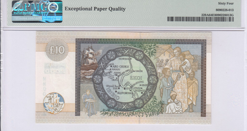 Scotland, Clydesdale Bank 10 Pounds 2000 P229A PMG64 EPQ Scotland, Clydesdale Bank 10 Pounds 2000 P229A PMG64 EPQ