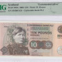 Scotland, Clydesdale Bank  10 Pounds 2000 P229A PMG67 EPQ