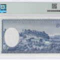 Scotland, Nat'l Comm. Bank of Scotland Ltd. 5 Pounds 1.8.1966 P272a PMG58 Scotland, Nat'l Comm. Bank of Scotland Ltd. 5 Pounds 1.8.1966 P272a PMG58