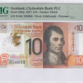 Scotland, Clydesdale Bank 10 Pounds 2017 P229Q PMG67 EPQ Scotland, Clydesdale Bank 10 Pounds 2017 P229Q PMG67 EPQ