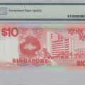 Singapore 10 Dollars 1988 P20 PMG66 EPQ Singapore 10 Dollars 1988 P20 PMG66 EPQ