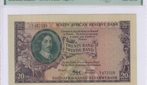 South Africa 20 Rand ND1961 P108a PMG35