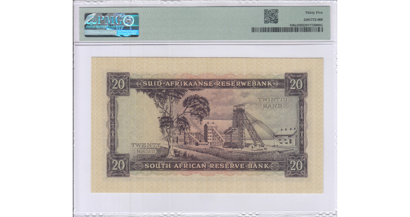 South Africa 20 Rand ND1961 P108a PMG35 South Africa 20 Rand ND1961 P108a PMG35