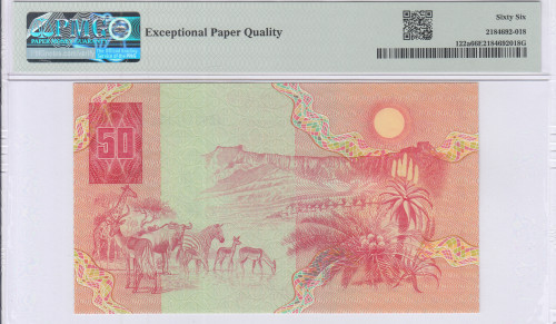 South Africa 50 Rand 1984 P122a PMG66 EPQ