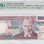 1.000.000 Lira 1970 (ND1995) C33 P209a PMG67 EPQ