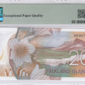 Falkland Island 20 Pounds 14.08.2025 P22a PMG67 EPQ Falkland Island 20 Pounds 14.08.2025 P22a PMG67 EPQ