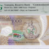 Vanuatu 1000 Vatu 2020 P21a PMG67 EPQ "Commemorative"