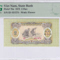 Vietnam 2 Hao 1975 P78a PMG66 EPQ