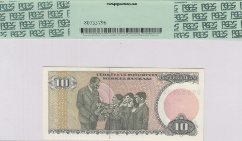 10.000 Lira I08 P200 PCGS65 PPQ