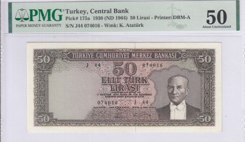 50 Lira 1930 (ND1964) J44 P175a PMG50