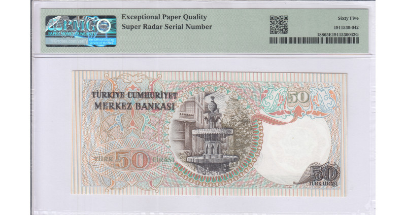 50 Lira 1970 (ND1976) I83 P188 PMG65 EPQ