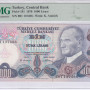 1.000 Lira 1970  B01 P191 PMG66 EPQ 1.000 Lira 1970  B01 P191 PMG66 EPQ