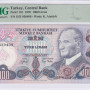 1.000 Lira 1970  D55 P191 PMG64 EPQ 1.000 Lira 1970  D55 P191 PMG64 EPQ