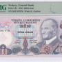 1.000 Lira 1970  D83 P191 PMG66 EPQ 1.000 Lira 1970  D83 P191 PMG66 EPQ