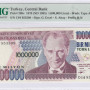 1.000.000 Lira 1970 (ND1995) C64 P209a PMG66 EPQ