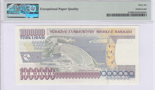 1.000.000 Lira 1970 (ND2002) P23 P213 PMG66 EPQ
