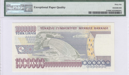 1.000.000 Lira 1970 (ND2002) P77 P213 PMG66 EPQ